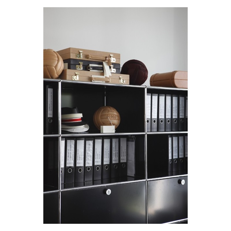 Système de rangement 12 modules 4 portes USM Haller 300 x 35 x h109 cm