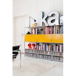 Système de rangement 16 modules 4 portes USM Haller 300 x 35 x h144 cm