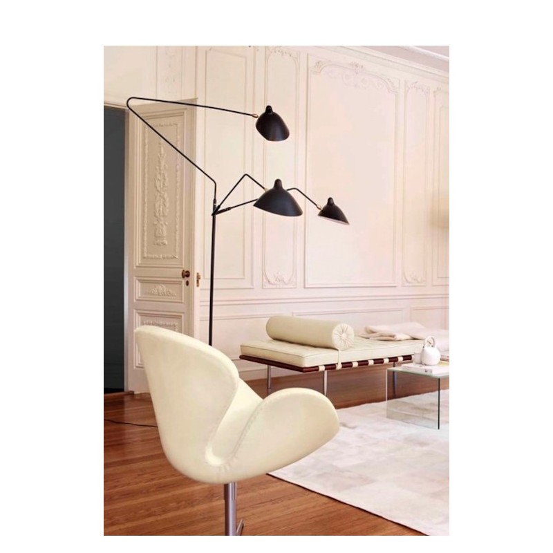 Serge Mouille 3-arm Floor Lamp