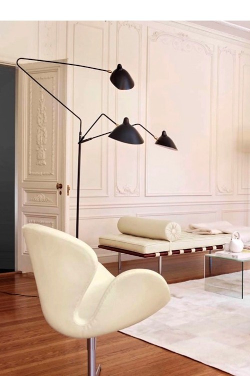 Serge Mouille 3-arm Floor Lamp