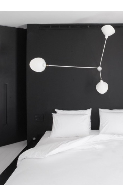 Serge Mouille Spider Wall Light with 3 fixed arms