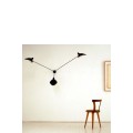 Serge Mouille Spider Wall Light with 3 fixed arms