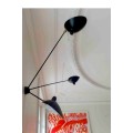 Serge Mouille Spider Wall Light with 3 fixed arms