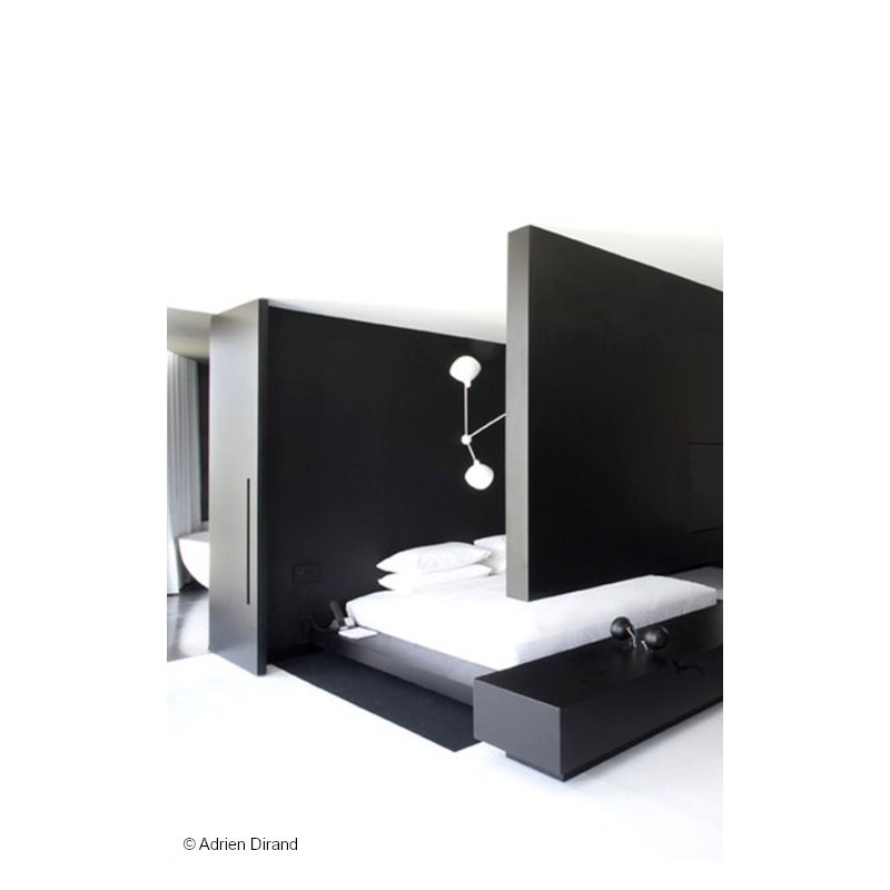 Serge Mouille Spider Wall Light with 3 fixed arms