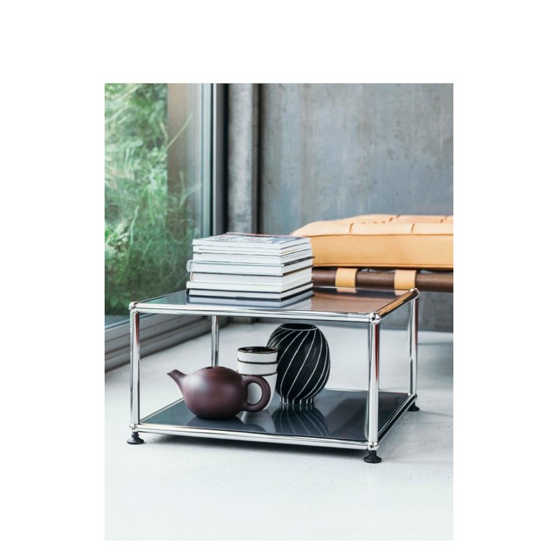 Table d'appoint guéridon USM Haller 52,3 x 41,8 x h39 cm
