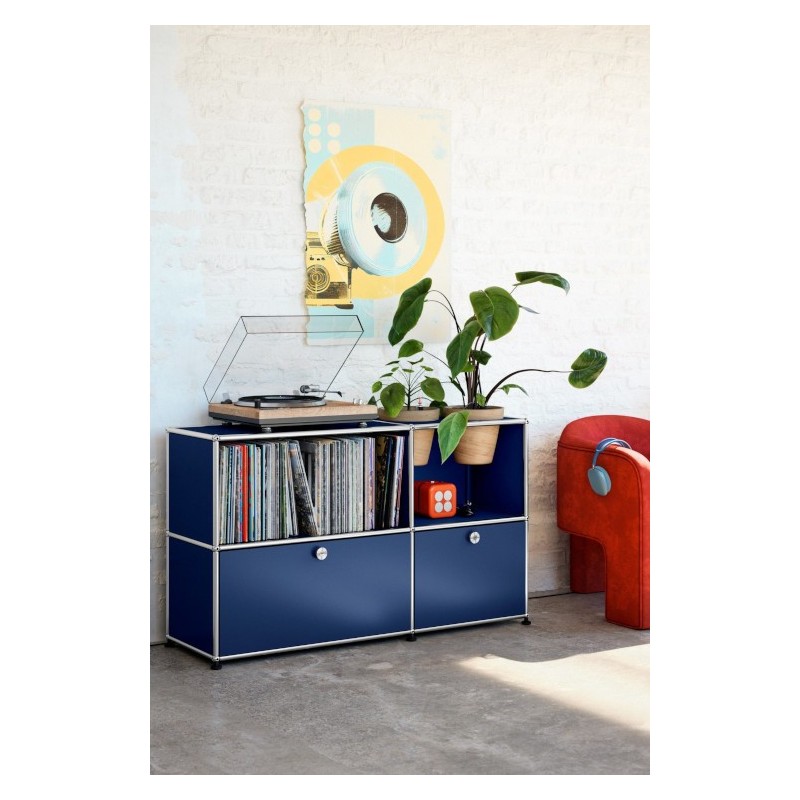 Meuble de rangement USM Haller M57 125 x 35 x h74 cm