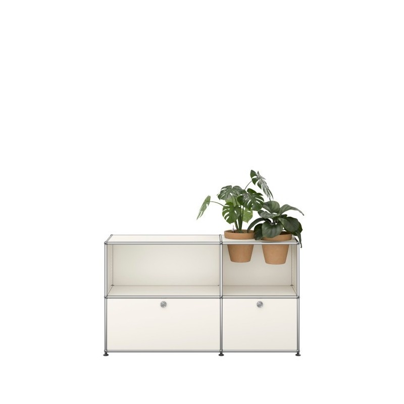 Meuble de rangement USM Haller M57 125 x 35 x h74 cm