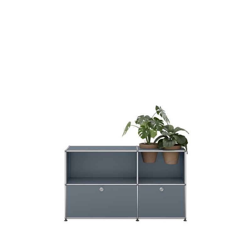 Meuble de rangement USM Haller M57 125 x 35 x h74 cm