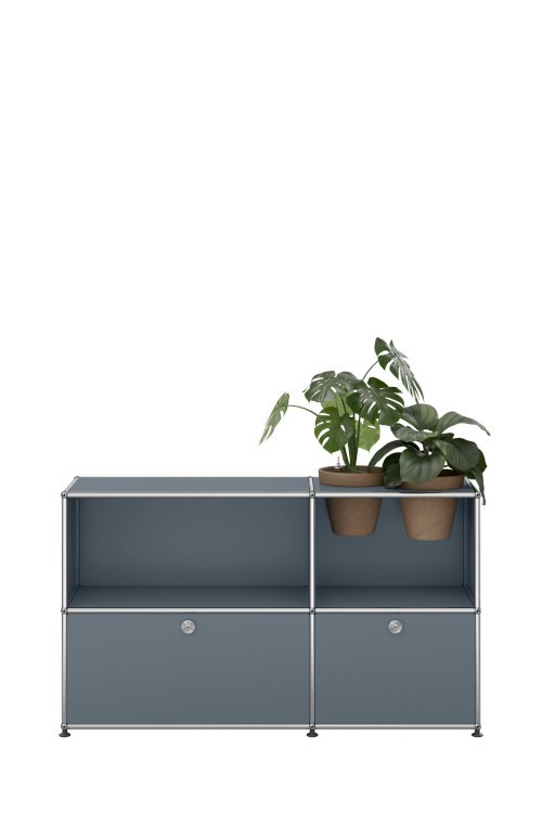 Meuble de rangement USM Haller M57 125 x 35 x h74 cm