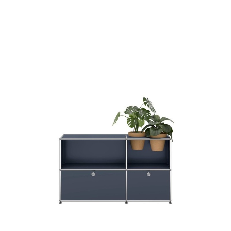 Meuble de rangement USM Haller M57 125 x 35 x h74 cm