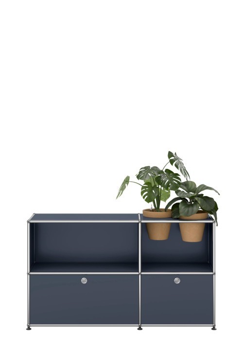 Meuble de rangement USM Haller M57 125 x 35 x h74 cm