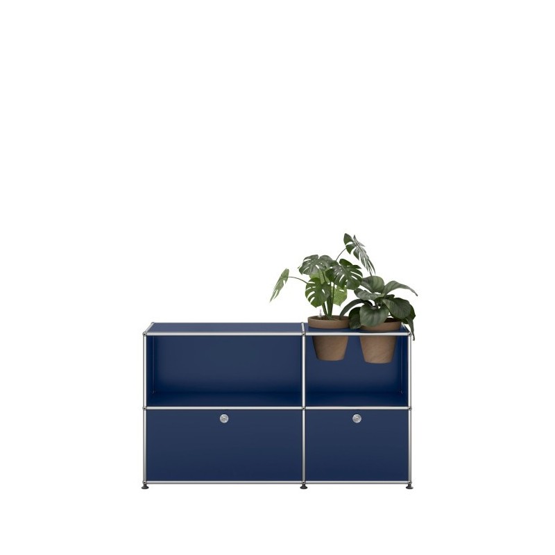 Meuble de rangement USM Haller M57 125 x 35 x h74 cm