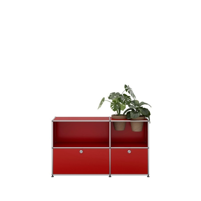 Meuble de rangement USM Haller M57 125 x 35 x h74 cm
