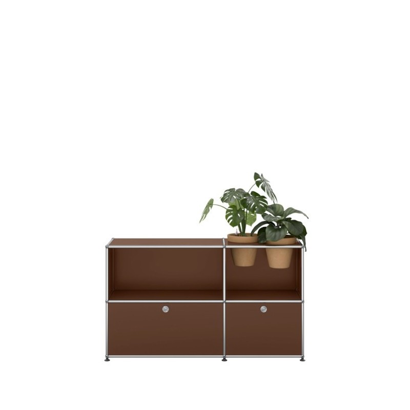 Meuble de rangement USM Haller M57 125 x 35 x h74 cm