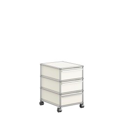 Caisson 3 tiroirs sur roulettes USM Haller Home Office M26 39,5 x 50 x h60,5 cm