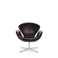 Fauteuil SWAN™ en cuir par Arne Jacobsen