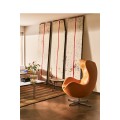 Fauteuil EGG™ revêtement cuir par Arne Jacobsen