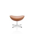 Repose-pieds cuir EGG™ par Arne Jacobsen